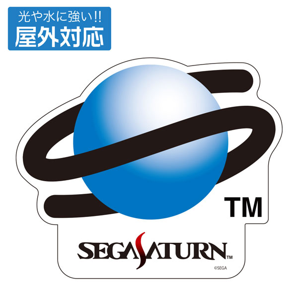 COSPA Sega Saturn Logo Outdoor Compatible Sticker รูปภาพ 1