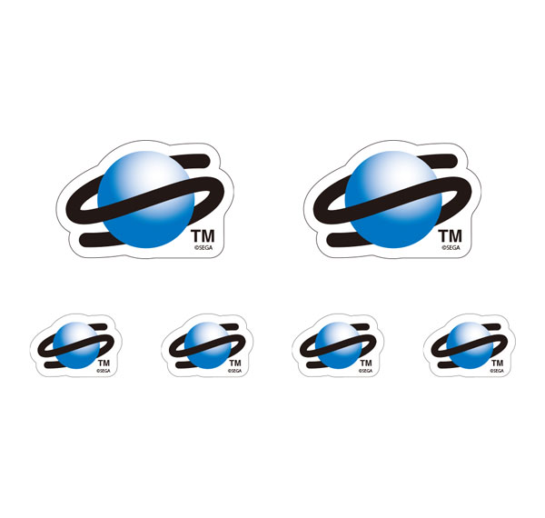 COSPA Sega Saturn Logo Mini Sticker Set รูปภาพ 1