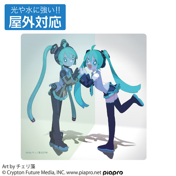 COSPA Hatsune Miku Outdoor Compatible Sticker Chelicot Ver.