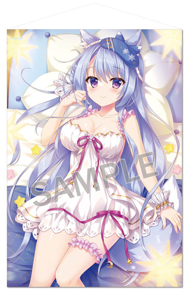 Brendream Yuki Ameto B1 Wall Scroll -Sweet Night- Kitsune-san