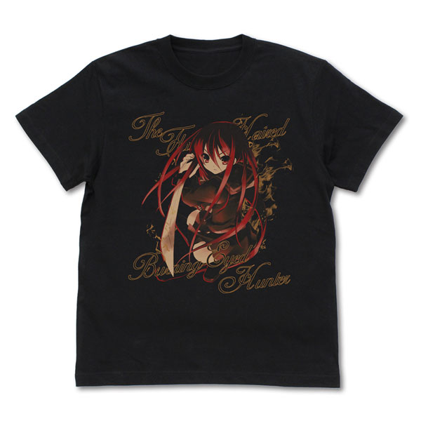 COSPA Shakugan no Shana Original Edition Shana T-shirt Burning Hair and Eyes Ver. /BLACK-L รูปภาพ 1