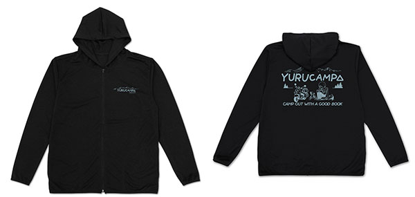 COSPA "Yuru Camp SEASON3" Rin Shima Yuru Camp Thin Dry Hoodie /BLACK-L รูปภาพ 1