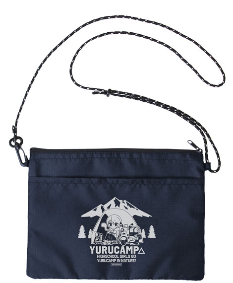 COSPA "Yuru Camp SEASON3" Rin Shima Yuru Camp Tent Cloth Musette Bag /NAVY รูปภาพ 1