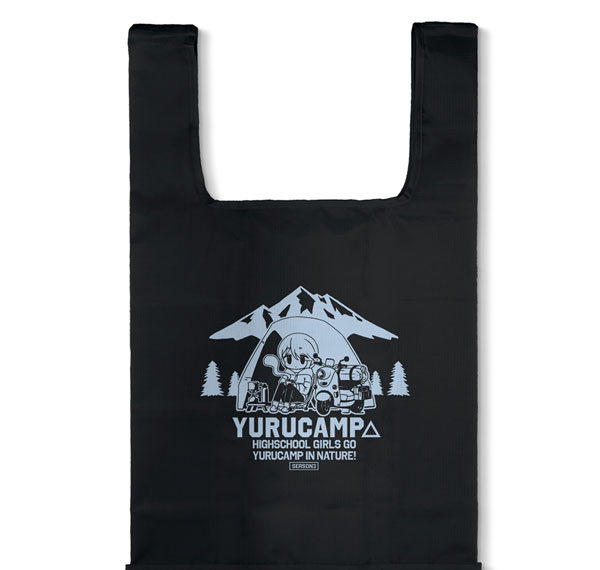 COSPA "Yuru Camp SEASON3" Rin Shima Yuru Camp Eco Bag /BLACK hình ảnh 1