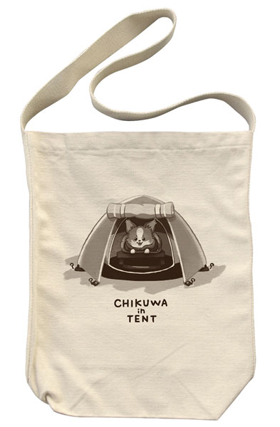 COSPA "Yuru Camp SEASON3" Chikuwa in Tent Shoulder Tote Bag /NATURAL Bild 1