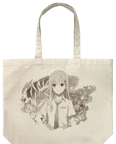 COSPA TV Anime "Days with My Stepsister" Saki Ayase Watercolor Large Tote Bag /NATURAL รูปภาพ 1