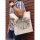 COSPA TV Anime "Days with My Stepsister" Saki Ayase Watercolor Large Tote Bag /NATURAL รูปภาพ 2