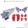 Bandai Mini-Pla Shugod Gattai Series 03 Tarantula Knight & Guardian Weapons Set of All 6 Types รูปภาพ 4