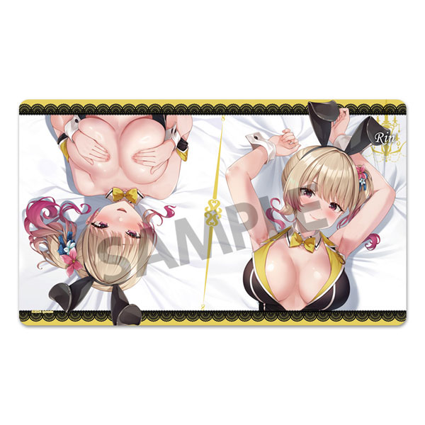 Hobby Stock Bunny Garden New Illustration Rubber Mat Rin imagen 1