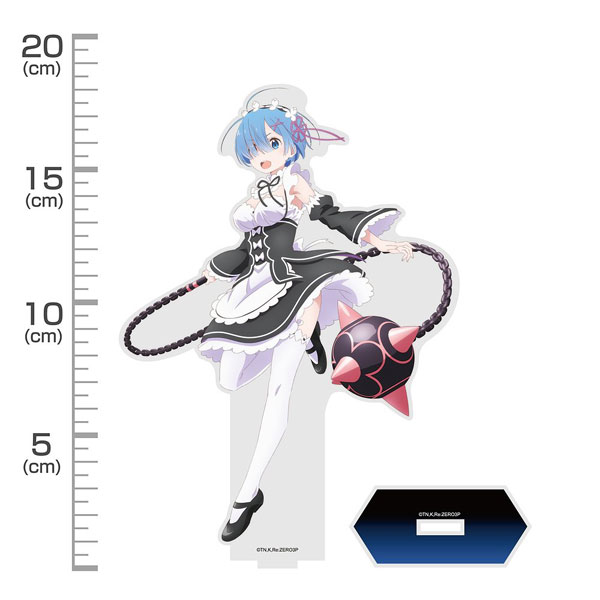 COSPA Re:ZERO -Starting Life in Another World- Rem & Morning Star Acrylic Stand (Large) Bild 1