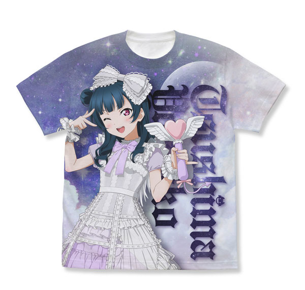 COSPA Love Live! Sunshine!! New Illustration Yoshiko Tsushima Full Graphic T-shirt Solo Concert ver./WHITE-M