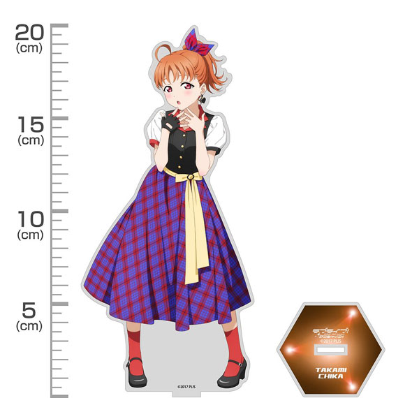 COSPA Love Live! Sunshine!! New Illustration Chika Takami Acrylic Stand (Large) Solo Concert ver.