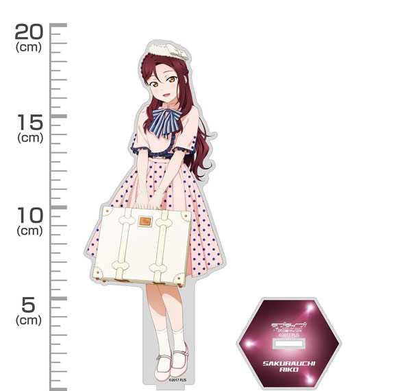 COSPA Love Live! Sunshine!! New Illustration Riko Sakurauchi Acrylic Stand (Large) Solo Concert ver. Bild 1