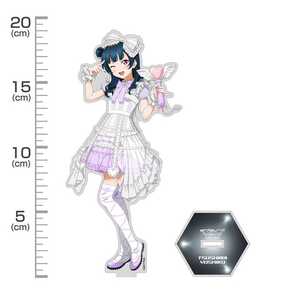 COSPA Love Live! Sunshine!! New Illustration Yoshiko Tsushima Acrylic Stand (Large) Solo Concert ver. Bild 1