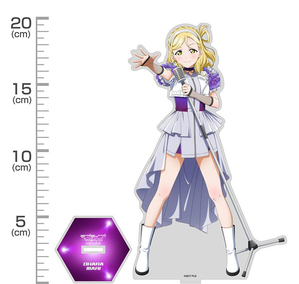 COSPA Love Live! Sunshine!! New Illustration Mari Ohara Acrylic Stand (Large) Solo Concert ver. gambar 1