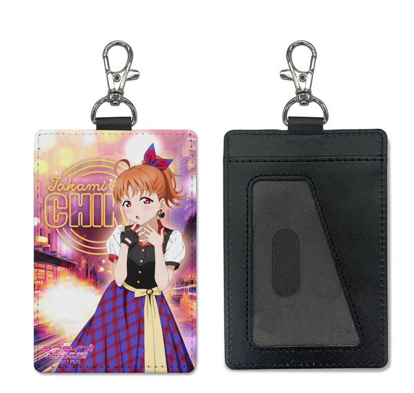 COSPA Love Live! Sunshine!! New Illustration Chika Takami Pass Case (w/Swivel Snap Hook) Solo Concert ver. Bild 1