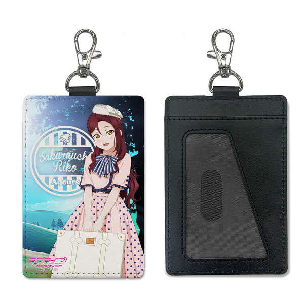 COSPA Love Live! Sunshine!! New Illustration Riko Sakurauchi Pass Case (w/Swivel Snap Hook) Solo Concert ver.