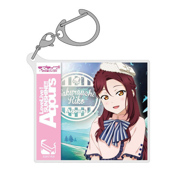 COSPA Love Live! Sunshine!! New Illustration Riko Sakurauchi Acrylic Multi Keychain Solo Concert ver. Bild 1
