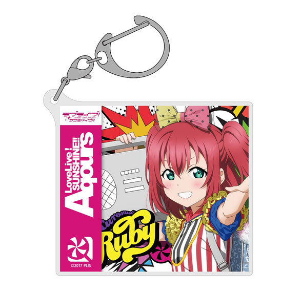 COSPA Love Live! Sunshine!! New Illustration Ruby Kurosawa Acrylic Multi Keychain Solo Concert ver. Bild 1