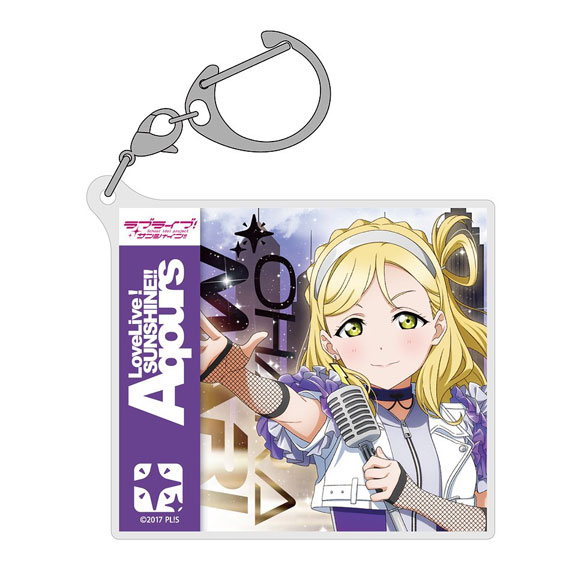 COSPA Love Live! Sunshine!! New Illustration Mari Ohara Acrylic Multi Keychain Solo Concert ver. Bild 1