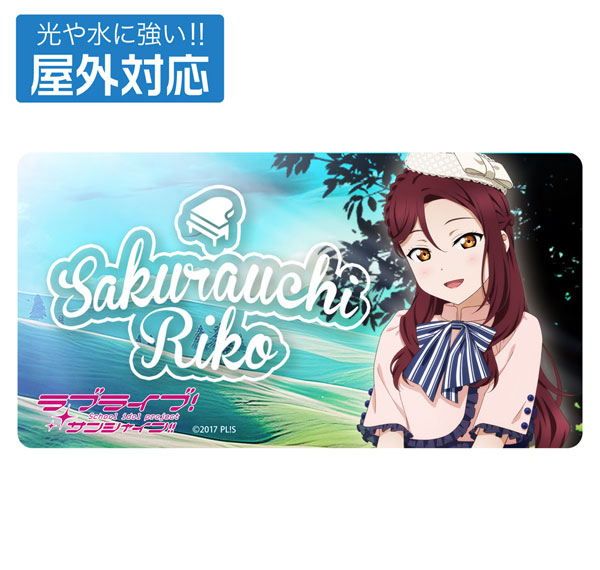 COSPA Love Live! Sunshine!! New Illustration Riko Sakurauchi Outdoor Sticker Solo Concert ver.