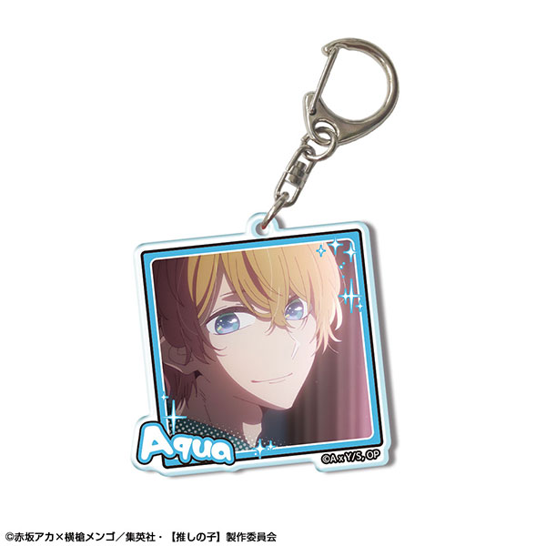 License Agent TV Anime [Oshi no Ko] Acrylic Keychain Ver.2 Design 02 (Aqua) Bild 1