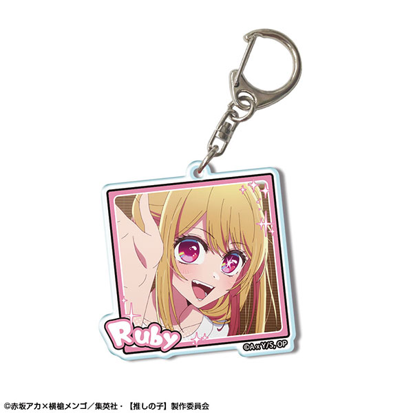 License Agent TV Anime [Oshi no Ko] Acrylic Keychain Ver.2 Design 04 (Ruby /B)