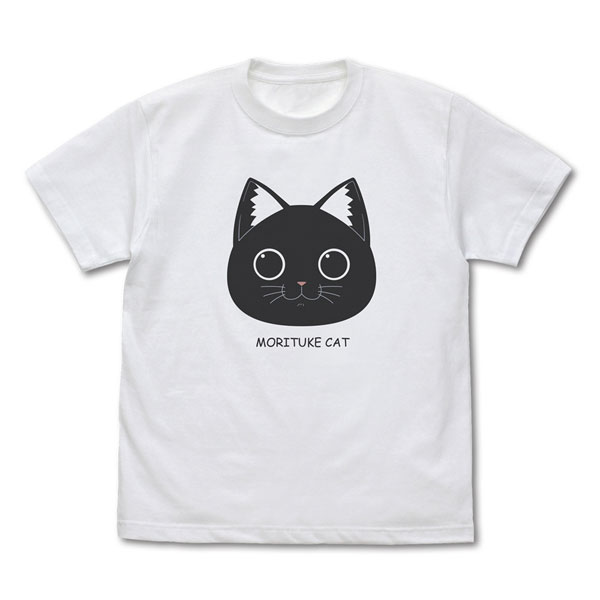 COSPA TV Anime "Ramen Akaneko" Sabu's "MORITSUKE CAT" T-shirt /WHITE-XL