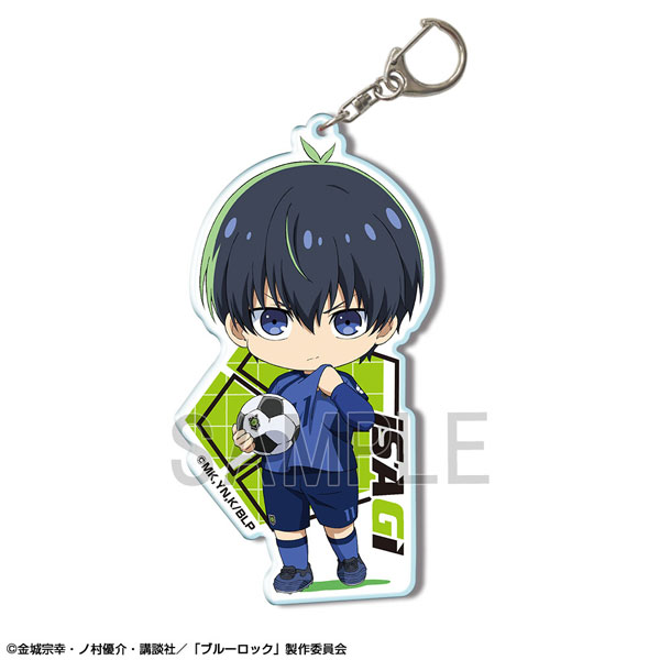 License Agent TV Anime "Bluelock" Big Acrylic Keychain Ver.2 Design 01 (Yoichi Isagi)