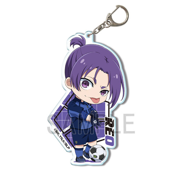 License Agent TV Anime "Bluelock" Big Acrylic Keychain Ver.2 Design 05 (Reo Mikage) Bild 1