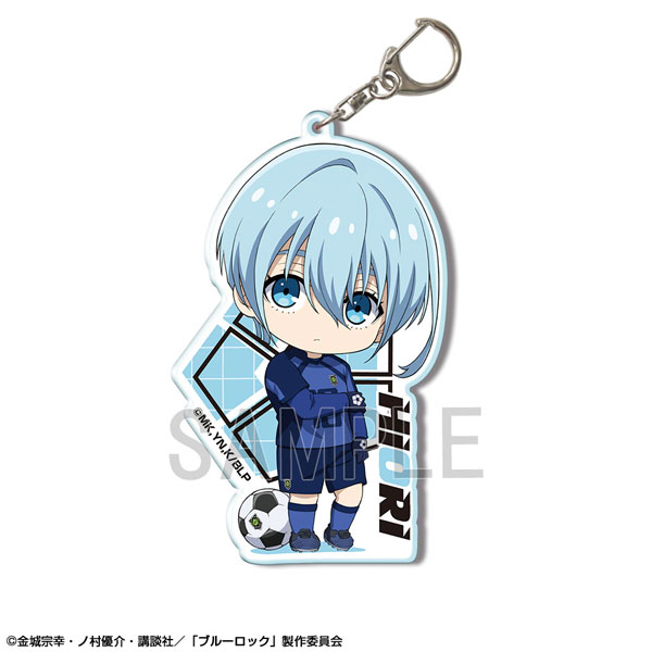 License Agent TV Anime "Bluelock" Big Acrylic Keychain Ver.2 Design 07 (You Hiori)