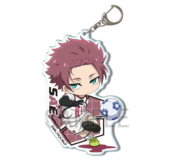 License Agent TV Anime "Bluelock" Big Acrylic Keychain Ver.2 Design 09 (Sae Itoshi) รูปภาพ 1