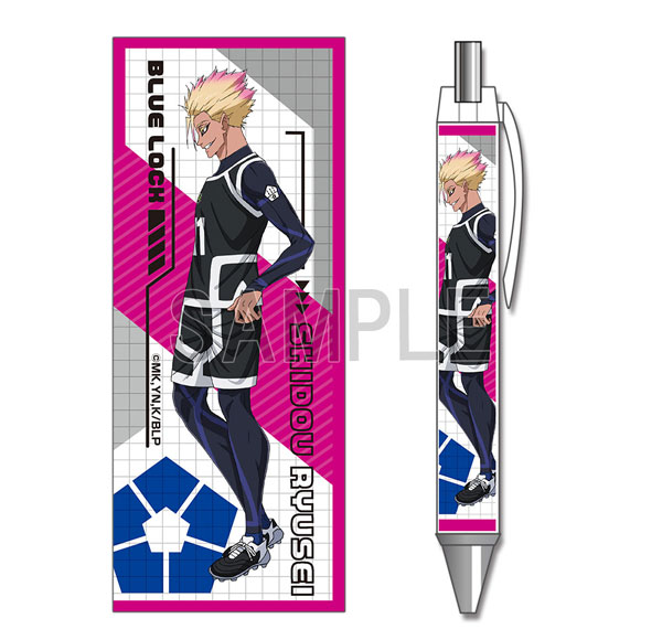 License Agent TV Anime "Bluelock" Ballpoint Pen Ver.2 Design 08 (Ryusei Shidou)
