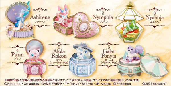 RE-MENT Pokemon Romantic Collection 6Pack BOX