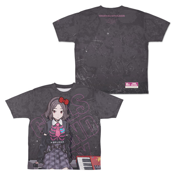 COSPA Girls Band Cry New Illustration Tomo Ebizuka Double-sided Full Graphic T-shirt Artist Photo Ver.-M