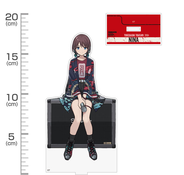COSPA Girls Band Cry New Illustration Nina Iseri Acrylic Stand (Large) Artist Photo Ver. รูปภาพ 1