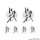 COSPA TV Anime "Otaku Elf" Hibi Don't Mind Mini Sticker Set รูปภาพ 2