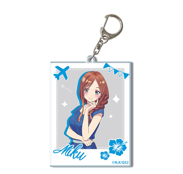 License Agent The Quintessential Quintuplets * Big Acrylic Keychain Design 05 (Miku Nakano /A)