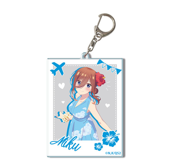 License Agent The Quintessential Quintuplets * Big Acrylic Keychain Design 06 (Miku Nakano /B) รูปภาพ 1