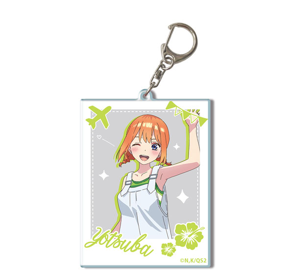 License Agent The Quintessential Quintuplets * Big Acrylic Keychain Design 07 (Yotsuba Nakano /A)