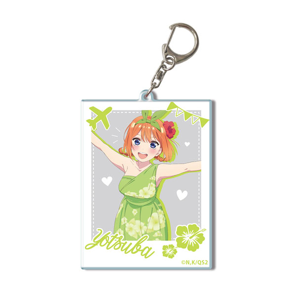 License Agent The Quintessential Quintuplets * Big Acrylic Keychain Design 08 (Yotsuba Nakano /B)