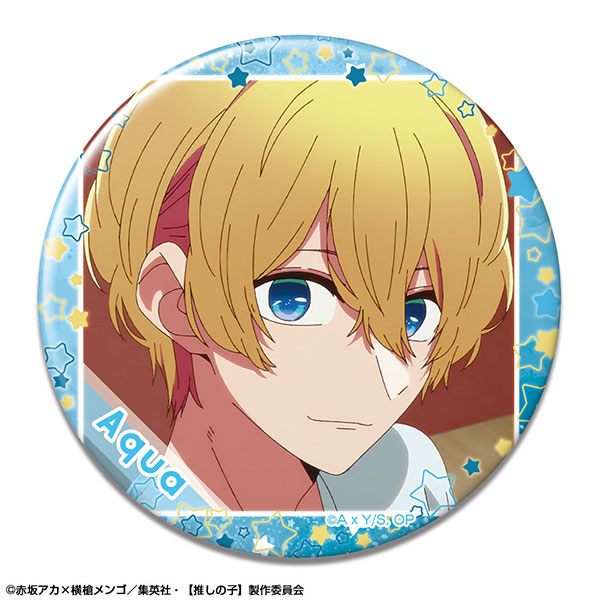 License Agent TV Anime [Oshi no Ko] Tin Badge Ver.4 Design 01 (Aqua)