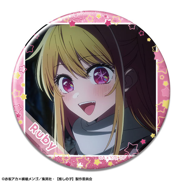 License Agent TV Anime [Oshi no Ko] Tin Badge Ver.4 Design 04 (Ruby /C) 画像 1