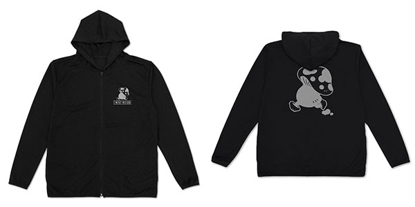 COSPA Delicious in Dungeon Walking Mushroom Thin Dry Hoodie /BLACK-M