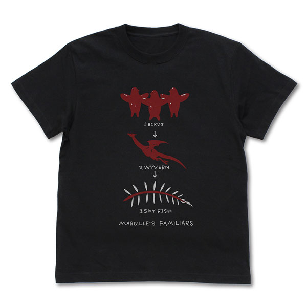 COSPA Delicious in Dungeon Marcille's Familiar T-shirt /BLACK-S