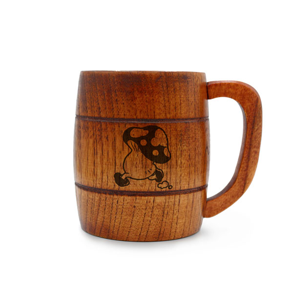 COSPA Delicious in Dungeon Walking Mushroom Barrel Design Wooden Mug