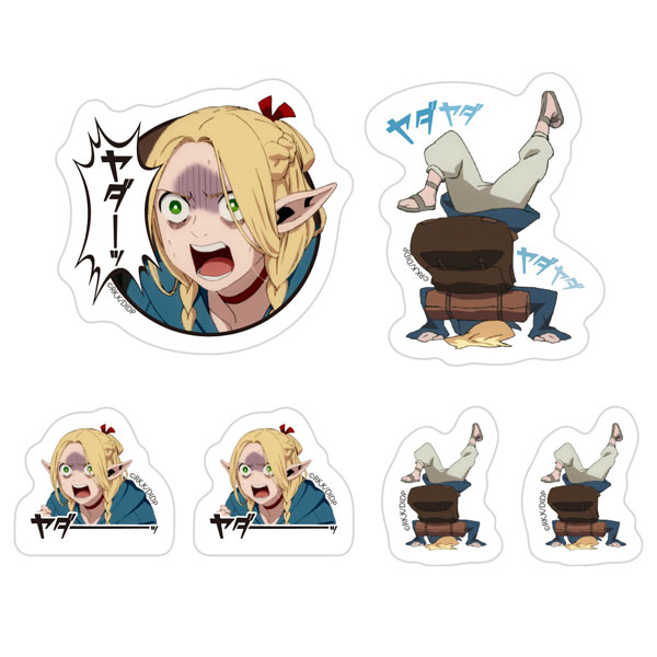 COSPA Delicious in Dungeon Marcille Throwing a Tantrum Mini Sticker Set image 1