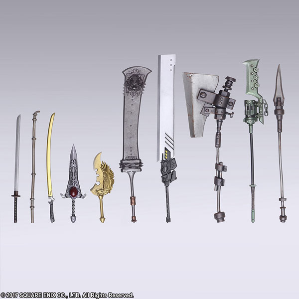 Square Enix NieR: Automata BRING ARTS Trading Weapon Collection Set of 10 Types