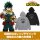 COSPA TV Anime "My Hero Academia" Izuku Midoriya College Pullover Hoodie /BLACK-M รูปภาพ 2