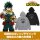 COSPA TV Anime "My Hero Academia" Izuku Midoriya College Pullover Hoodie /BLACK-L image 2